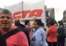 Marcha de las Antorchas: claro mensaje de un trabajador